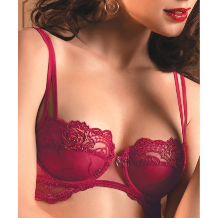 Soutien-gorge corbeille LISE CHARMEL TELLEMENT GLAMOUR SO RUBIS