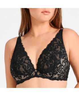 Soutien-gorge triangle confort AUBADE MON BIJOU NOIR