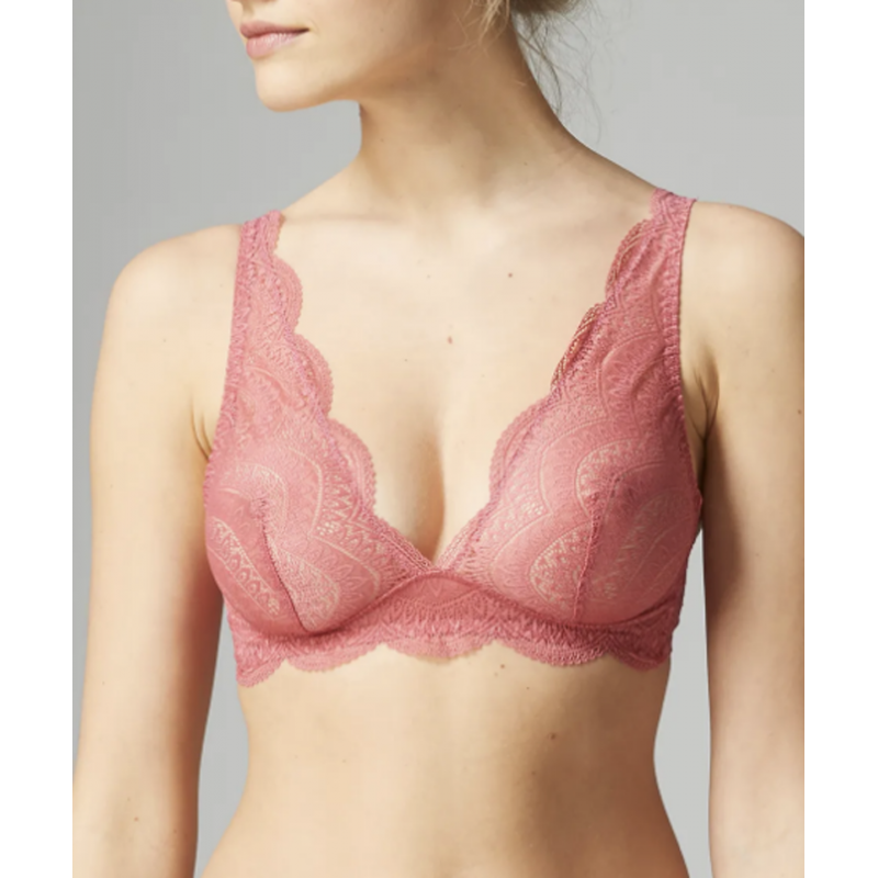 Soutien-gorge triangle - Rose Texas - Héloïse - Simone Pérèle – Simone  Pérèle France