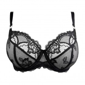 Soutien-gorge corbeille bonnet profond LISE CHARMEL SUBLIME DENTELLE NOIR