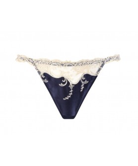 String sexy LISE CHARMEL SPLENDEUR SOIE SPLENDEUR MARINE