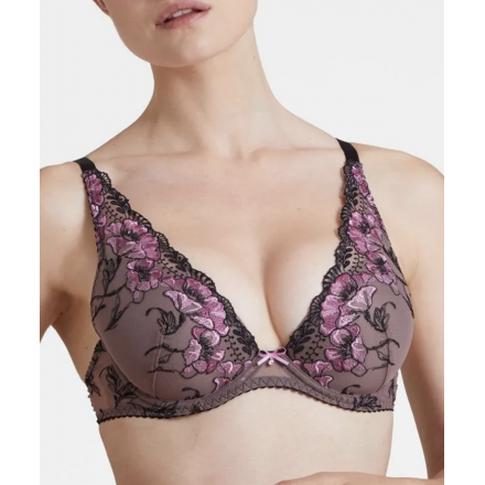 Soutien-gorge push-up triangle AUBADE A FLEUR DE TOI ROMANCE