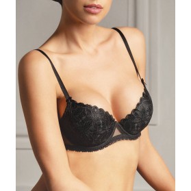 Soutien-gorge coque ANTINEA TATOUAGE GRAPHIQUE NOIR