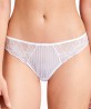 Tanga AUBADE FLEUR DE TATOO BLANC