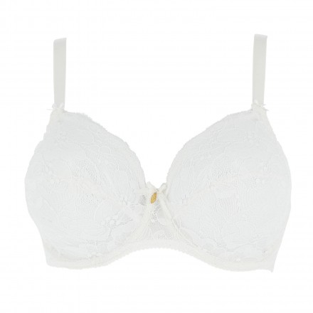 Soutien-gorge armatures bien-être ANTINEA DE LISE CHARMEL PERGOLA DENTELLE ECRU NACRE