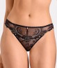 Tanga AUBADE AMOUR PRECIEUX NOIR DIAMANT