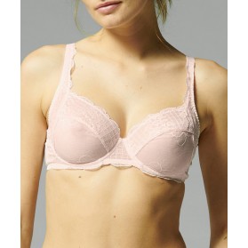 Soutien-gorge armature trois quart SIMONE PERELE REVE ROSE SAKURA