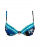 Haut de maillot de bain coque LISE CHARMEL SOLEIL FLORAL BLEU FLORAL