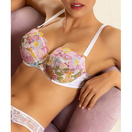 Soutien-gorge corbeille bonnet profond LISE CHARMEL FEERIE FLORALE PASTEL FLORAL