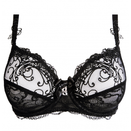 Soutien-gorge armatures bien-être LISE CHARMEL SOIR DE VENISE NOIR DIAMANT