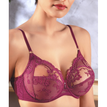 Soutien-gorge armature bien-être LISE CHARMEL SUBLIME DENTELLE FUSHIA SUBLIME