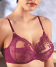 Soutien-gorge armature bien-être LISE CHARMEL SUBLIME EN DENTELLE FUSHIA SUBLIME