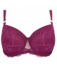 Soutien-gorge coque bonnet profond LISE CHARMEL SUBLIME EN DENTELLE FUSHIA SUBLIME