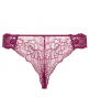 Tanga LISE CHARMEL SUBLIME EN DENTELLE FUSHIA SUBLIME