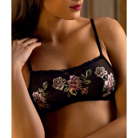 Soutien-gorge bandeau souple LISE CHARMEL DESIR DE ROSES ROSE EBENE