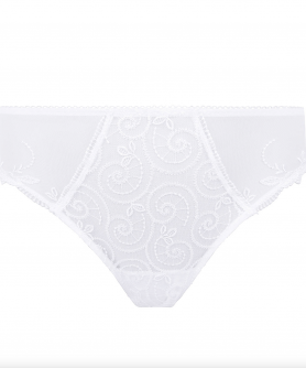 Slip fantaise LISE CHARMEL CRYSTAL POESIE BLANC