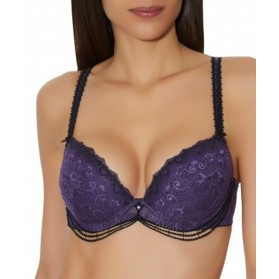 Soutien-gorge push-up AUBADE SECRETS D'ALCOVE AMETHYSTE