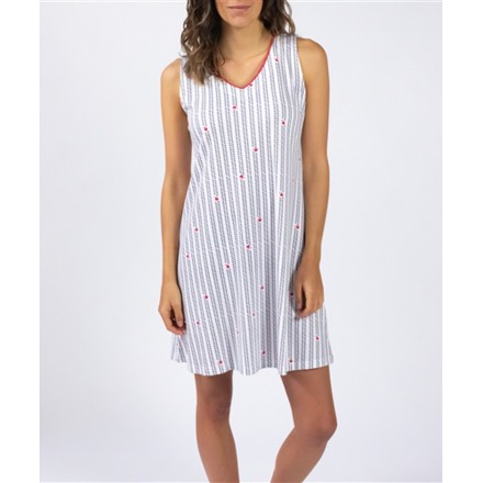 Chemise de nuit sans manches CANAT LENA