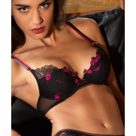 Soutien-gorge carioca LISE CHARMEL AMOUR EN LIBERTE LIBRE FUSHIA