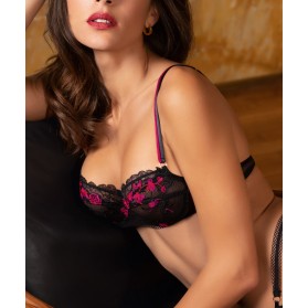 Soutien-gorge corbeille LISE CHARMEL AMOUR EN LIBERTE LIBRE FUSHIA