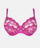 Soutien-gorge armature bien-être EPRISE DE LISE CHARMEL GUIPURE CHARMING DRESSING MAGENTA