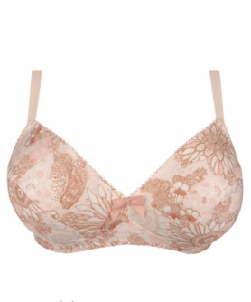 Soutien-gorge sans armatures bonnet profond ANTIGEL DOUCE EXTRAVAGANCE PECHE ROSE