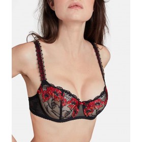 Soutien-gorge corbeille AUBADE A FLEUR DE TOI ROUGE PRODIGIEUX