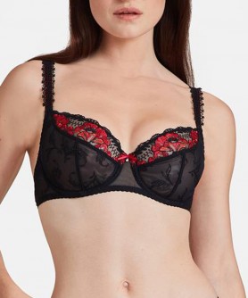 Soutien-gorge emboîtant confort AUBADE A FLEUR DE TOI ROUGE PRODIGIEUX