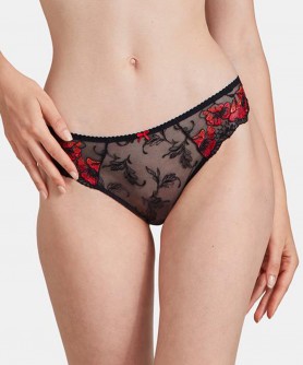 Slip italien AUBADE A FLEUR DE TOI ROUGE PRODIGIEUX