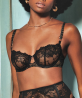 Soutien-gorge corbeille armatures AUBADE NIGHT BIRD BLACK QUEEN