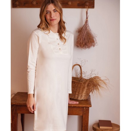 Chemise de nuit CANAT PRIMA ECRU