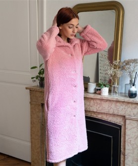 Robe de chambre CANAT DITA BOIS DE ROSE