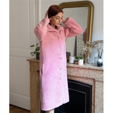 Robe de chambre CANAT DITA BOIS DE ROSE