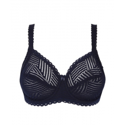 Soutien-gorge armatures bien-être ANTIGEL TRESSAGE GRAPHIC MARINE