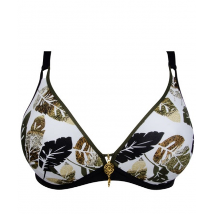 Haut de maillot de bain triangle LISE CHARMEL LEGERETE DE PLUMES PLUMES NATURE