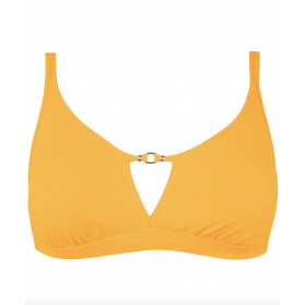 Haut de maillot de bain triangle brassière sans armatures LISE CHARMEL BEAUTE PURE MIMOSA PUR