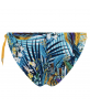 Slip de bain tanga LISE CHARMEL EVASION JUNGLE AQUA