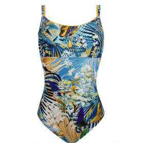 Maillot de bain une pièce armature LISE CHARMEL EVASION JUNGLE AQUA