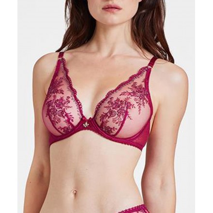 Soutien-gorge triangle armatures AUBADE TRESOR INFINI NIGHT PURPLE