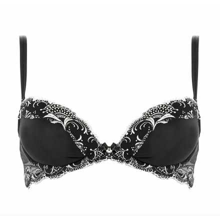 Soutien-gorge push-up LISE CHARMEL SPLENDEUR SOIE SPLENDEUR NOIR