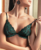 Soutien-gorge sans armatures LISE CHARMEL SECRETE EMERAUDE EMERAUDE INTIME