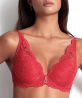 Soutien-gorge push-up foulard AUBADE FLOWERMANIA ROUGE FLORAL