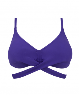 Haut de maillot de bain triangle mousse ANTIGEL LA CHIQUISSIMA MER PURPLE