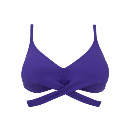 Haut de maillot de bain triangle mousse ANTIGEL LA CHIQUISSIMA MER PURPLE