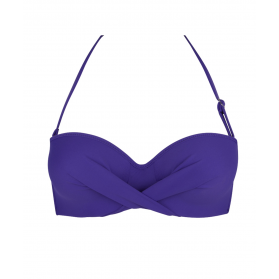 Haut de maillot de bain bandeau coque ANTIGEL LA CHIQUISSIMA MER PURPLE