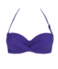 Haut de maillot de bain bandeau coque ANTIGEL LA CHIQUISSIMA MER PURPLE