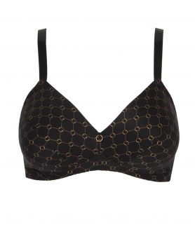 Soutien-gorge sans armatures bonnet profond ANTIGEL BIJOU DU JOUR NOIR BIJOU