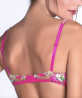 Soutien-gorge triangle armatures LISE CHARMEL ENVOLLEE DE FLEURS ENVOLEE FUSHIA