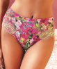 Slip haut LISE CHARMEL ENVOLLEE DE FLEURS ENVOLEE FUSHIA