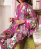 Kimono soie LISE CHARMEL ENVOLLEE DE FLEURS ENVOLEE FUSHIA